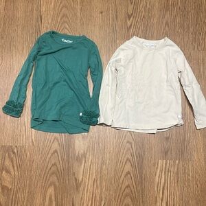 Lot of 2 Ruffle Butts long sleeve shirts